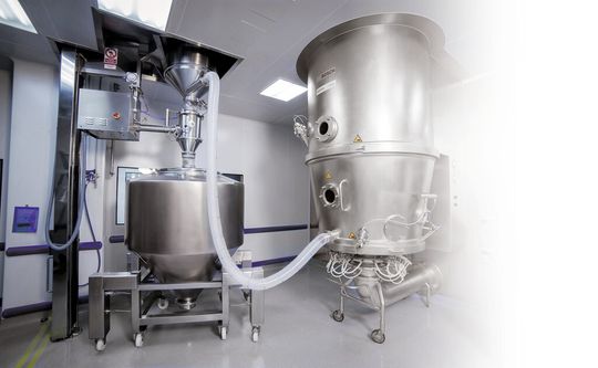 Chargengröße verdreifacht, Produktionszeiten verkürzt – neue Wirbelschichttechnologie macht´s möglich. Chargengröße verdreifacht, Produktionszeiten verkürzt – neue Wirbelschichttechnologie macht´s möglich.