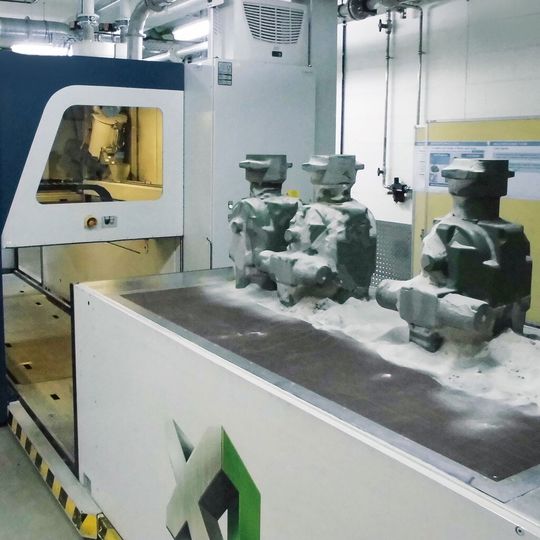 Bei Prototypen wie auch bei Kleinserien ermöglicht der 3D-Druck die Fertigung von Formen und Kernen ohne Werkzeuge.
