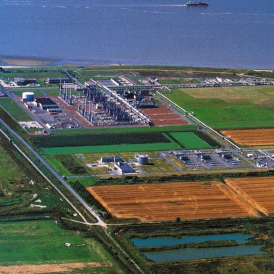 Das neue Gas-Anladeterminal von Gassco in Emden