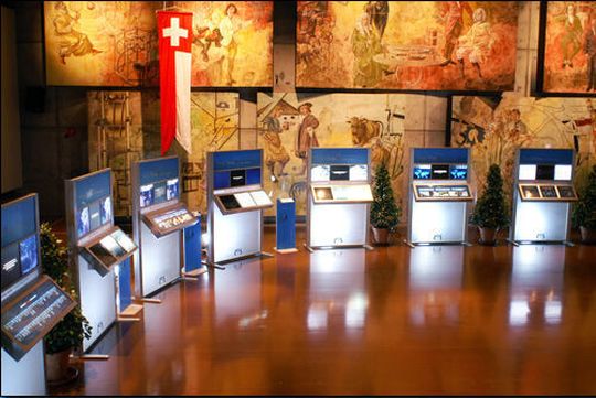 Exposition mobile itinérante mise à la disposition de la FHS, Fédération Horlogère Suisse