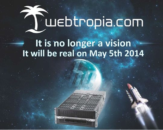 Seit gestern live: Das Webtropia-Angabot auf der Basis von Mooshot-Servern.