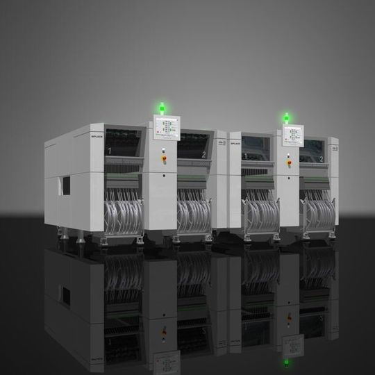 Das für hochpräzise Bestückungsaufgaben angepasste System X4 S micron arbeitet mit einer Genauigkeit von 20 Mikrometern bei 3 Sigma, der erforderliche Mindestabstabstand zwischen den Komponenten beträgt 50 Mikrometer. Das für hochpräzise Bestückungsaufgaben angepasste System X4 S micron arbeitet mit einer Genauigkeit von 20 Mikrometern bei 3 Sigma, der erforderliche Mindestabstabstand zwischen den Komponenten beträgt 50 Mikrometer.