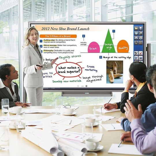 Sharp Touch-LED-Display: Ersatz für Beamer und Flipcharts (Vertrieb: Rutronik) Sharp Touch-LED-Display: Ersatz für Beamer und Flipcharts (Vertrieb: Rutronik)