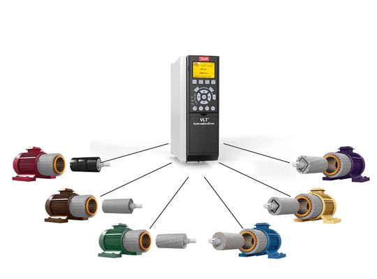 Der Danfoss VLT AutomationDrive kann jetzt alle gängigen Motortypen regeln. Der Danfoss VLT AutomationDrive kann jetzt alle gängigen Motortypen regeln.