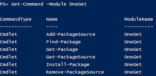 Mit der Powershell 5.0 können Administratoren jetzt auch Softwarepakete erstellen, verwalten und auf Rechner verteilen -- wie mit Unix und Linux.