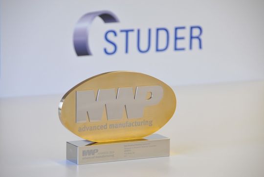 Studer gewinnt für die Produktions-Rundschleifmaschine S11 den MWP-Award. Studer gewinnt für die Produktions-Rundschleifmaschine S11 den MWP-Award.