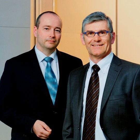 Ipetronik-Geschaeftsführer Andreas Wocke und Erich Rudolf. Ipetronik-Geschaeftsführer Andreas Wocke und Erich Rudolf.