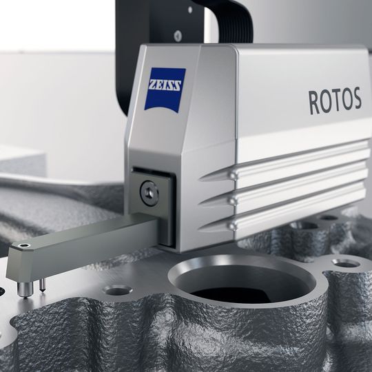 Zeiss Rotos verfügt über eine Dreh- und Kippachse. Zeiss Rotos verfügt über eine Dreh- und Kippachse.