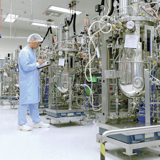 Merck generates more than half of the sales of its Merck Serono division with biotech products. Merck generates more than half of the sales of its Merck Serono division with biotech products.