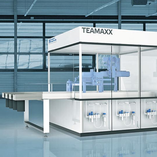 Die standardisierte Plattform für Roboteranwendungen Teamaxx. Die standardisierte Plattform für Roboteranwendungen Teamaxx.