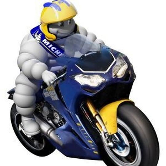 Die Moto-GP fährt bald nur noch mit Bibendum. Die Moto-GP fährt bald nur noch mit Bibendum.