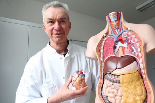 „Die Herausforderung bestand bei diesem Projekt darin, die richtigen Fängermoleküle zu identifizieren, sie zu synthetisieren und an der Oberfläche der künstlichen Prothesen so anzudocken, dass sie sich nicht mehr lösen“, erklärt Molekularbiologe Prof. Dr. Hans Peter Wendel. „Die Herausforderung bestand bei diesem Projekt darin, die richtigen Fängermoleküle zu identifizieren, sie zu synthetisieren und an der Oberfläche der künstlichen Prothesen so anzudocken, dass sie sich nicht mehr lösen“, erklärt Molekularbiologe Prof. Dr. Hans Peter Wendel.