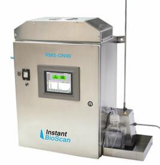 Die RMS-Gerätefamilie von Instant Bioscan erlaubt die Detektion mikrobieller Kontaminationin Echtzeit. Die RMS-Gerätefamilie von Instant Bioscan erlaubt die Detektion mikrobieller Kontaminationin Echtzeit.
