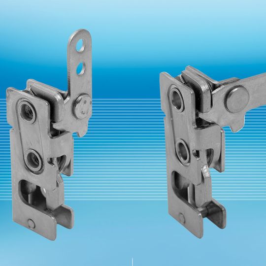Der zweistufige ‚ R4-10 Rotary-Verschluss von Southco verhindert fehlerhaftes Schließen. Der zweistufige ‚ R4-10 Rotary-Verschluss von Southco verhindert fehlerhaftes Schließen.