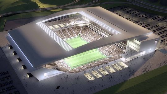 Die Arena Corinthians in São Paulo, in der das Eröffnungsspiel der WM ausgetragen wird.