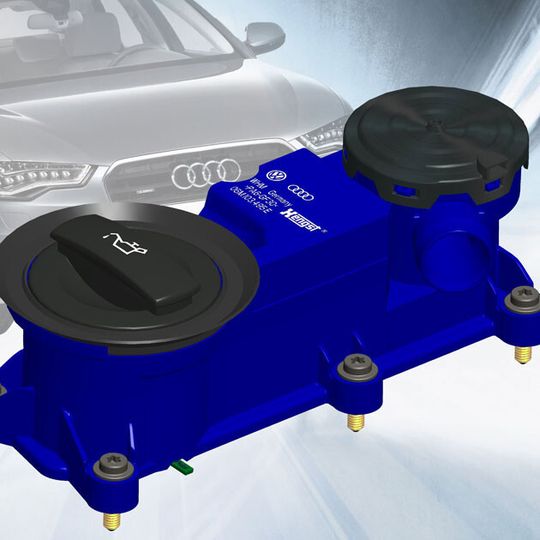 Hengst Ölnebelabscheider-System für die 6- und 8-Zylinder-Ottomotoren von Audi und Porsche. Hengst Ölnebelabscheider-System für die 6- und 8-Zylinder-Ottomotoren von Audi und Porsche.