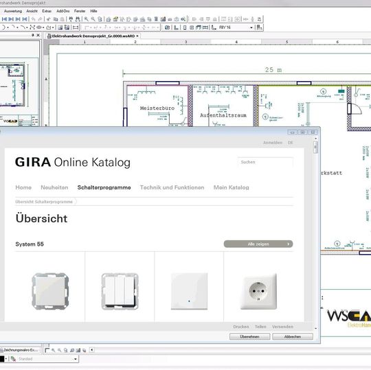 Mit dem neuen Plugin für die CAD-Software „WS-CAD Elektrohandwerk“ ist das Planen und Dokumentieren für den Elektromeister noch einfacher und komfortabler.