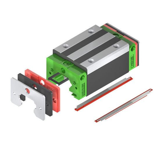 Zuverlässiger Schutz vor Staub und Schmutz: ZWX-Dichtungssystem für Profilschienenführungen.