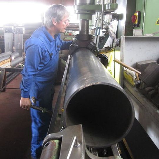 Präzises Stahlrohr mit geringer Exzentrizität.