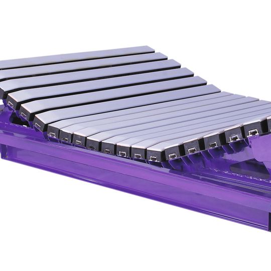 Die Prallbetten von Flexco nehmen an den Übergabepunkten die Aufprallenergie auf – das reduziert den Materialverlust erheblich. Die Prallbetten von Flexco nehmen an den Übergabepunkten die Aufprallenergie auf – das reduziert den Materialverlust erheblich.