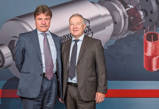 Dr. Karl-Walter Braun, Mehrheitsaktionär von Maxon Motor AG, Eugen Elmiger (CEO). Dr. Karl-Walter Braun, Mehrheitsaktionär von Maxon Motor AG, Eugen Elmiger (CEO).