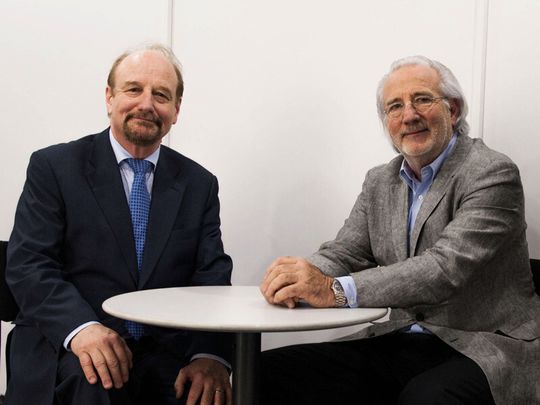 Olivier Saenger et André Colard, les fondateurs du salon EPHJ - EPMT - SMT. Olivier Saenger et André Colard, les fondateurs du salon EPHJ - EPMT - SMT.