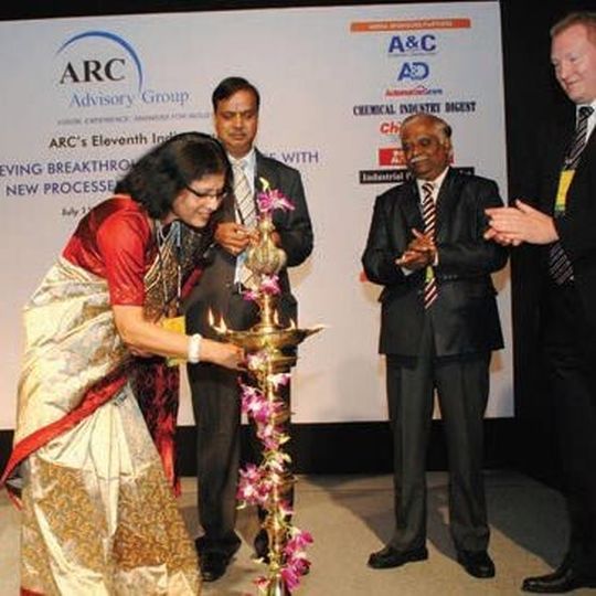 (LtoR): Chief Guest, Director General, CPRI, N Murugesan; Country Manager, ARC AdvisoryGroup, India, G Ganapathiraman; Executive Director, BHEL EDN, KC Ramamurthy; Head-Process Automation, South Asia Cluster, Siemens, Sascha Maennl; and General Manager, NTPC, Arundhati Bhattacharya lighting the lamp at the inauguration of the 2013 forum (LtoR): Chief Guest, Director General, CPRI, N Murugesan; Country Manager, ARC AdvisoryGroup, India, G Ganapathiraman; Executive Director, BHEL EDN, KC Ramamurthy; Head-Process Automation, South Asia Cluster, Siemens, Sascha Maennl; and General Manager, NTPC, Arundhati Bhattacharya lighting the lamp at the inauguration of the 2013 forum