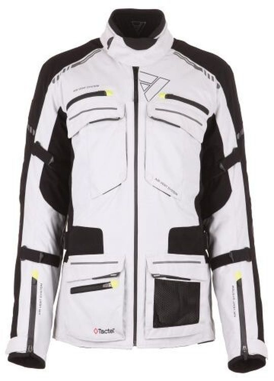 Motorradjacke „Tomca“ in grau. Motorradjacke „Tomca“ in grau.