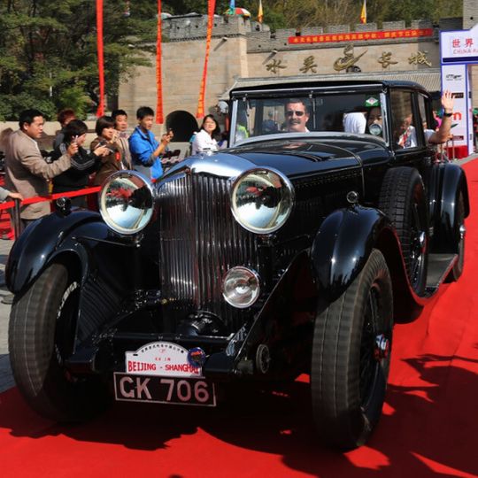 Der Bentley 8 Litre aus den 30er Jahren mit einer Karosserie von Mulliner. Der Bentley 8 Litre aus den 30er Jahren mit einer Karosserie von Mulliner.