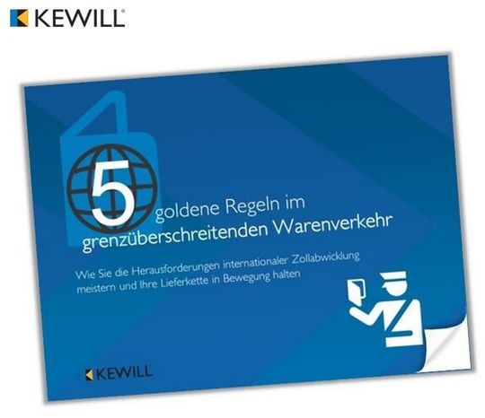 Dieses kostenfreie E-Book von Kewill beschreibt die Welt der internationalen Zollabwicklung Dieses kostenfreie E-Book von Kewill beschreibt die Welt der internationalen Zollabwicklung