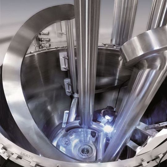 Je nach Produkt und dessen Anforderungen wird das Rührwerk von Ekato entsprechend konstruiert. Je nach Produkt und dessen Anforderungen wird das Rührwerk von Ekato entsprechend konstruiert.