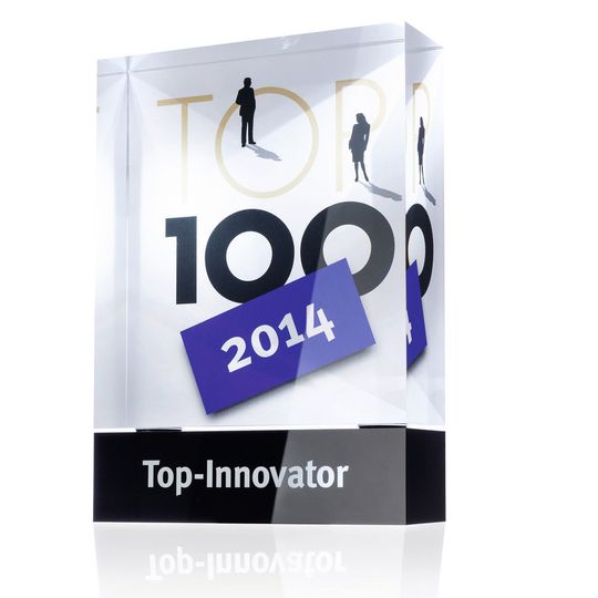 Die Trophäe für die Top-Innovatoren 2014 Die Trophäe für die Top-Innovatoren 2014
