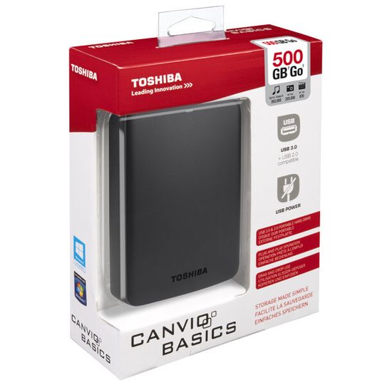 Toshiba erweitert sein Angebot an portablen Festplatten um die Canvio-Basics-Reihe. Toshiba erweitert sein Angebot an portablen Festplatten um die Canvio-Basics-Reihe.