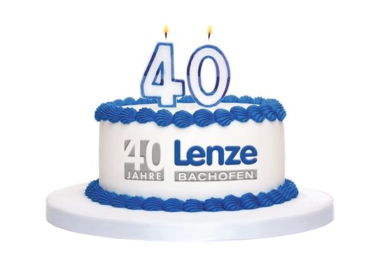 Die Lenze Bachofen AG feiert ihr 40-jähriges Bestehen. Die Lenze Bachofen AG feiert ihr 40-jähriges Bestehen.