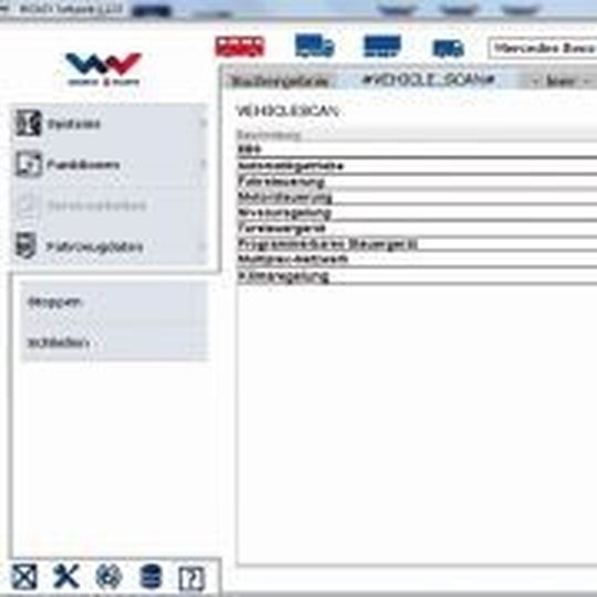 Der „Quick-Scan“ von Wabco-Würth beschleunigt die Fehlerspeicherabfrage. Der „Quick-Scan“ von Wabco-Würth beschleunigt die Fehlerspeicherabfrage.