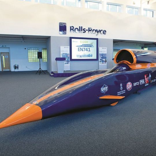 Ein besonderes Projekt ist das Raketenauto Bloodhound. Ein besonderes Projekt ist das Raketenauto Bloodhound.
