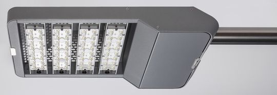 Figure 4: The final award-winning LED industrial luminaire with the self-cleaning heatsink.