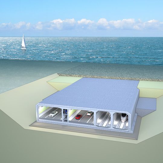 Mit einer Länge von etwa 18 km wird der Fehmarnbelttunnel der längste bisher gebaute kombinierte Tunnel für den Schienen- und Straßenverkehr sein – knapp fünf Mal so lang wie der Öresundtunnel zwischen Kopenhagen und Malmö. Mit einer Länge von etwa 18 km wird der Fehmarnbelttunnel der längste bisher gebaute kombinierte Tunnel für den Schienen- und Straßenverkehr sein – knapp fünf Mal so lang wie der Öresundtunnel zwischen Kopenhagen und Malmö.