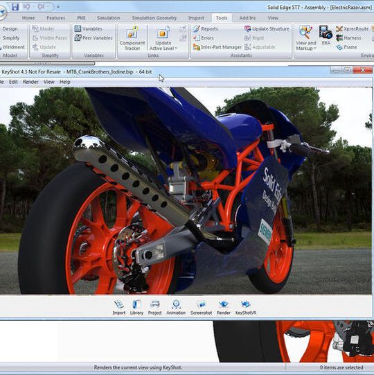 Key-Shot sorgt für photorealistische Bilder.