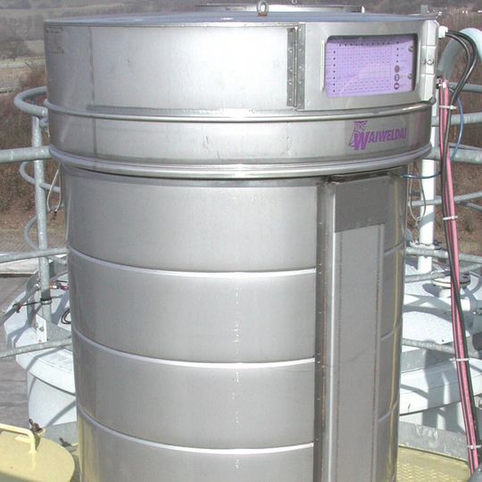 Der Silofilter Sirius für Schüttgüter von der Waiweldai Anlagentechnik besticht durch sein elegantes Design. Der Silofilter Sirius für Schüttgüter von der Waiweldai Anlagentechnik besticht durch sein elegantes Design.