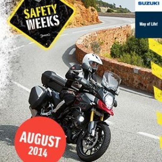 Mitmachen und gewinnen: Suzuki Safety Weeks 2014 Mitmachen und gewinnen: Suzuki Safety Weeks 2014