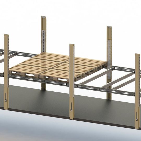 Das neue Wistra Doppelstocksystem für Curtainsider schafft Platz für bis zu 33 Euro-Paletten in der zweiten Ebene. Das neue Wistra Doppelstocksystem für Curtainsider schafft Platz für bis zu 33 Euro-Paletten in der zweiten Ebene.
