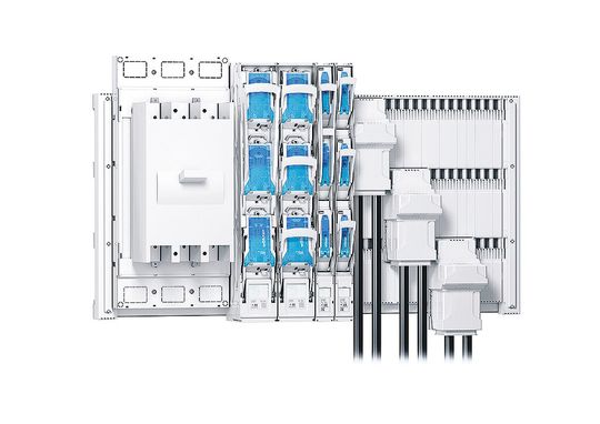 Die geprüfte und modular ein¬setzbare Systemlösung „185Power“, die Wöhner 2014 in Kooperation mit der Firma Rittal präsentiert hat, besteht aus neu entwickelten Komponenten für den Sammelschienenabstand 185 mm Die geprüfte und modular ein¬setzbare Systemlösung „185Power“, die Wöhner 2014 in Kooperation mit der Firma Rittal präsentiert hat, besteht aus neu entwickelten Komponenten für den Sammelschienenabstand 185 mm
