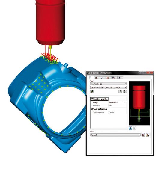 Bild: Schnelle Qualitätssicherung durch das 3D Punkt Messen Bild: Schnelle Qualitätssicherung durch das 3D Punkt Messen