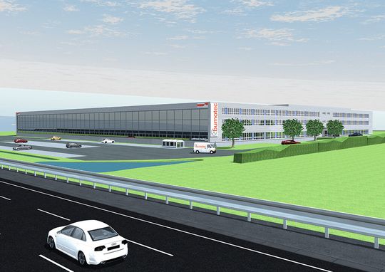 Schön, grün und gläsern: Ende August wurde in Vuadens im Kanton Fribourg der Spatenstich für die neue Fabrik der Bumotec (Tochter der Schweizer Starrag Group) ausgeführt, in der Maschinen zum Herstellen hochwertiger, sehr präziser Bauteile etwa für die Uhren- und Schmuckindustrie sowie die Medizinaltechnik entstehen sollen. Schön, grün und gläsern: Ende August wurde in Vuadens im Kanton Fribourg der Spatenstich für die neue Fabrik der Bumotec (Tochter der Schweizer Starrag Group) ausgeführt, in der Maschinen zum Herstellen hochwertiger, sehr präziser Bauteile etwa für die Uhren- und Schmuckindustrie sowie die Medizinaltechnik entstehen sollen.