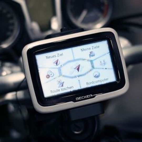 Das Navigationsgerät für Motorräder auf der IFA in Berlin. Das Navigationsgerät für Motorräder auf der IFA in Berlin.