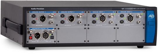 Der APx555 von Audio Precision bietet eine modulare Architektur. Der APx555 von Audio Precision bietet eine modulare Architektur.