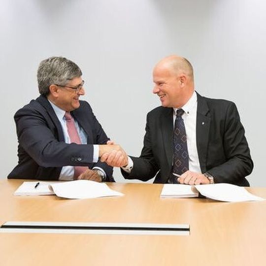 From left: Martin Bachmann (Wintershall), Arne Sigve Nylund (Statoil) From left: Martin Bachmann (Wintershall), Arne Sigve Nylund (Statoil)