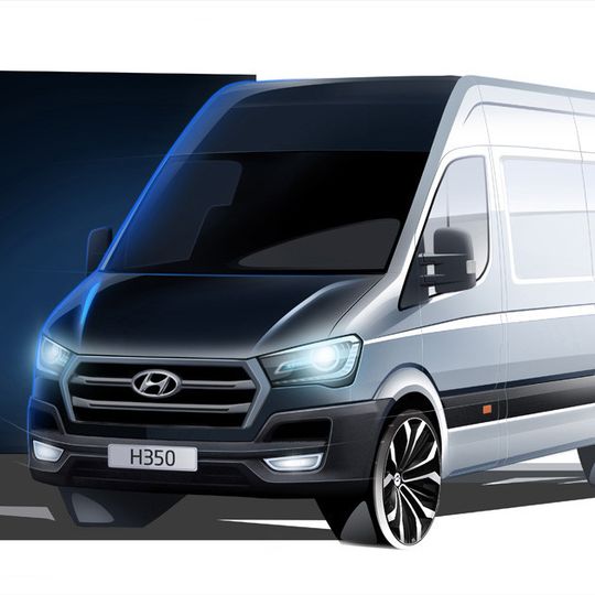 Hyundai will mit dem H350 in der Sprinterklasse starten. Hyundai will mit dem H350 in der Sprinterklasse starten.