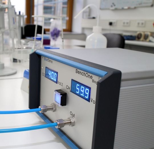 Mit dem Benchone Biogas kann Biogas im laufenden Prozess gemessen werden. Mit dem Benchone Biogas kann Biogas im laufenden Prozess gemessen werden.